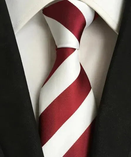 Plaid Striped Silk Men Neckties - Necktie | LeStyleParfait-Necktie