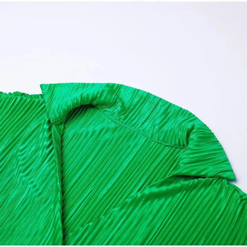 Pleated Loose Shirt-Blouse-LeStyleParfait