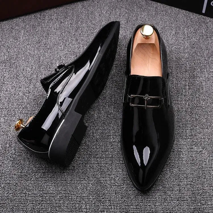 Puccini Elegant Patent Leather Shoes - Loafer Shoes - LeStyleParfait