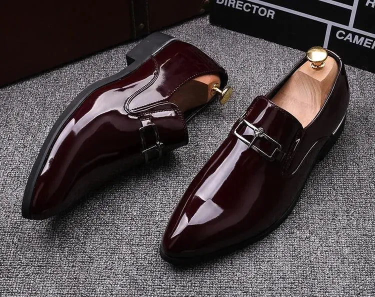 Puccini Elegant Patent Leather Shoes - Loafer Shoes - LeStyleParfait