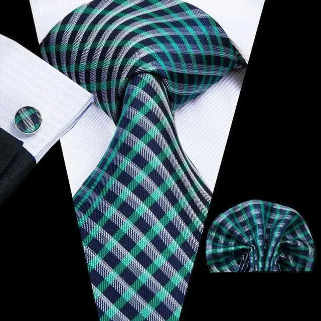 Pure Dedication Cufflink Necktie Set - Necktie | LeStyleParfait-Necktie