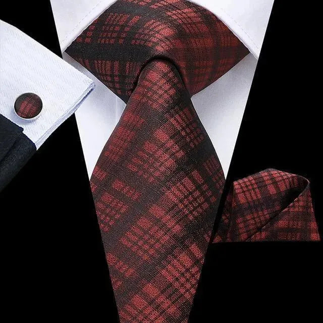 Pure Dedication Cufflink Necktie Set - Necktie | LeStyleParfait-Necktie
