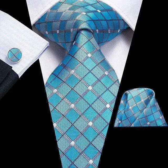 Pure Dedication Cufflink Necktie Set - Necktie | LeStyleParfait-Necktie