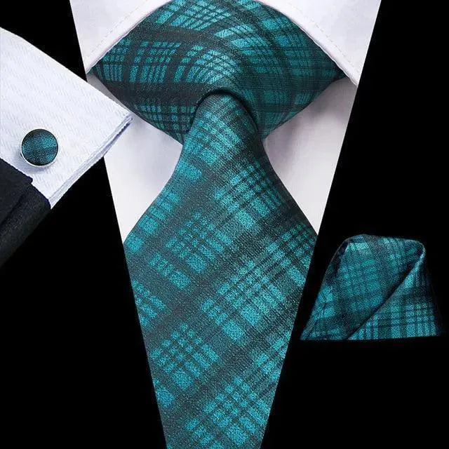 Pure Dedication Cufflink Necktie Set - Necktie | LeStyleParfait-Necktie