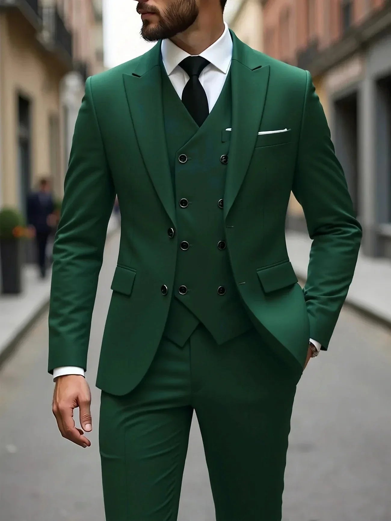 Men's Wedding Tuxedo 3 Piece – Groom Formal Suit