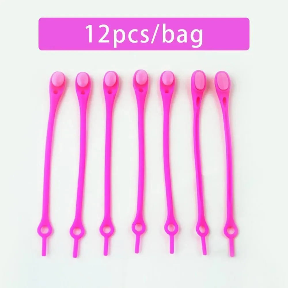 Rainbow No Tie Shoelaces 12pcs/ Lot - Shoelaces - LeStyleParfait