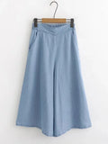 Denim Jeans Wide Leg Pants - Women Jeans - LeStyleParfait