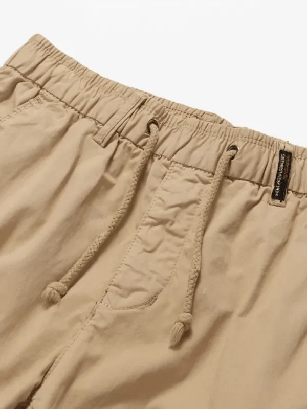 LeStyleParfait Plain-Solid Men's Drawstring-Elastic Waist Cotton-
