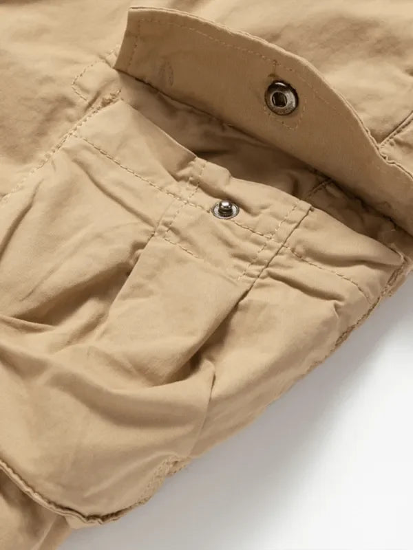 LeStyleParfait Plain-Solid Men's Drawstring-Elastic Waist Cotton-
