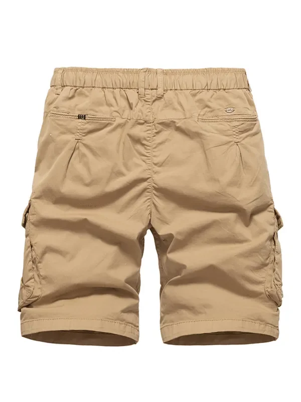 LeStyleParfait Plain-Solid Men's Drawstring-Elastic Waist Cotton-