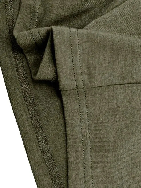 Solid Long Sleeve Men Polo Shirt-Polo Shirt-LeStyleParfait