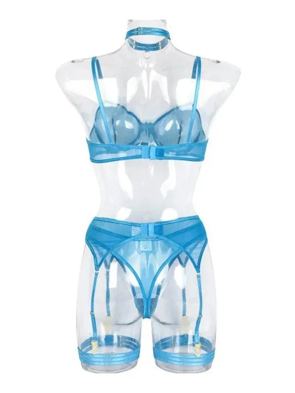 LeStyleParfait Women's Lingerie Sexy Ladies Plain-Solid-Lingerie Set
