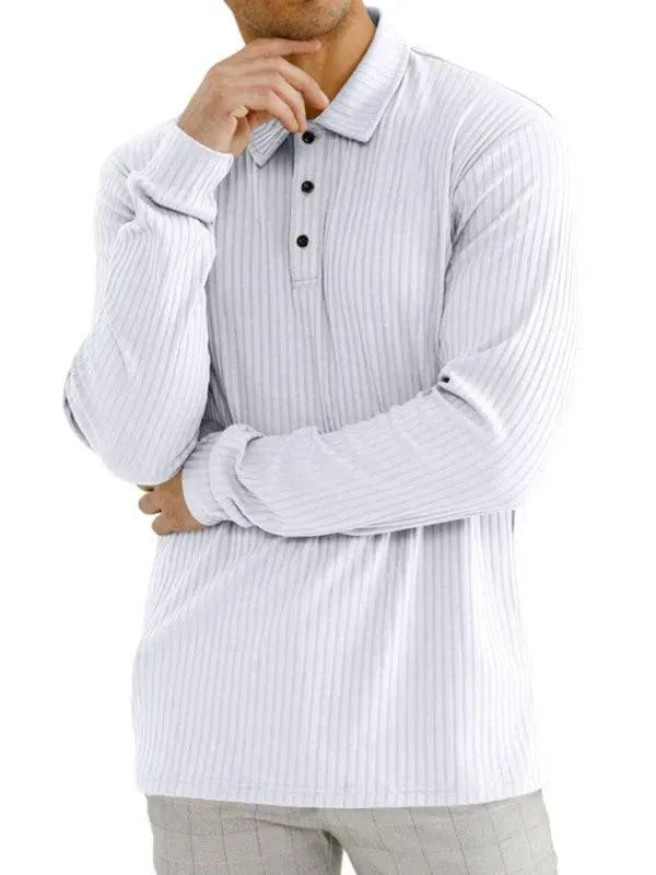Solid Polyester Polo Shirt for General - All-Season Everyday-Polo Shirt-LeStyleParfait