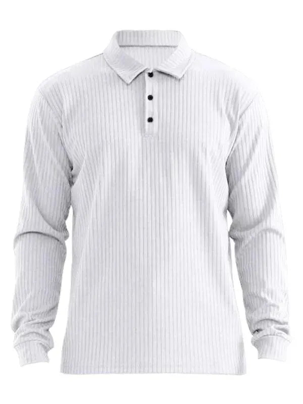 Solid Polyester Polo Shirt for General - All-Season Everyday-Polo Shirt-LeStyleParfait