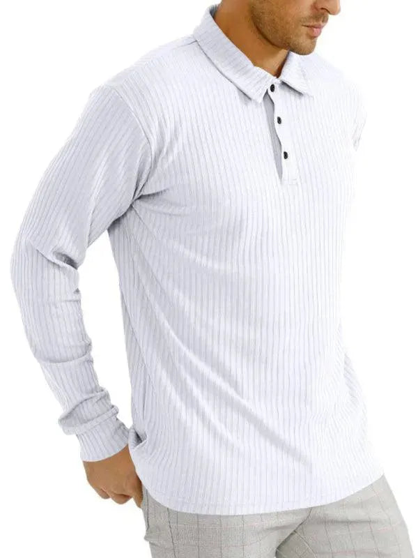 Solid Polyester Polo Shirt for General - All-Season Everyday-Polo Shirt-LeStyleParfait