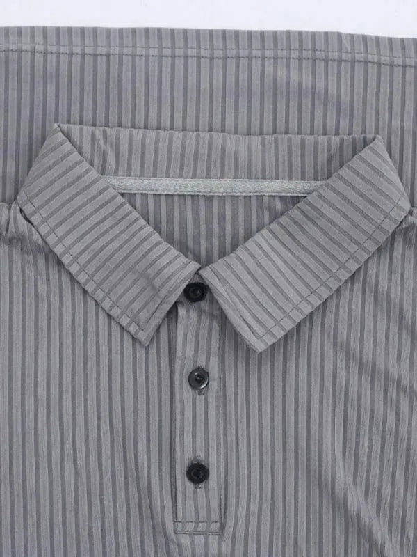 Solid Polyester Polo Shirt for General - All-Season Everyday-Polo Shirt-LeStyleParfait