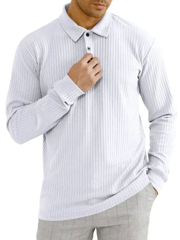 Solid Polyester Polo Shirt for General - All-Season Everyday-Polo Shirt-LeStyleParfait