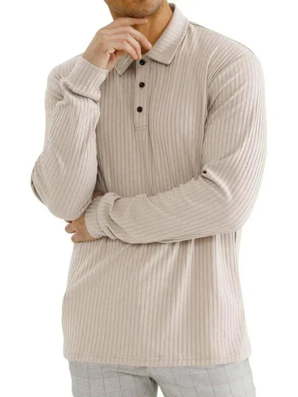 Solid Polyester Polo Shirt for General - All-Season Everyday-Polo Shirt-LeStyleParfait