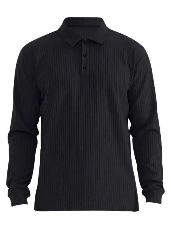 Solid Polyester Polo Shirt for General - All-Season Everyday-Polo Shirt-LeStyleParfait
