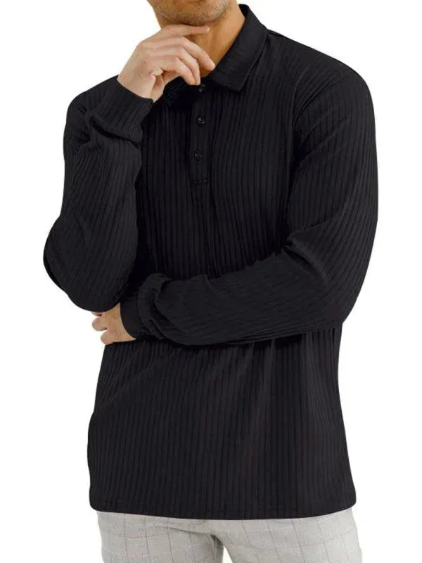 Solid Polyester Polo Shirt for General - All-Season Everyday-Polo Shirt-LeStyleParfait