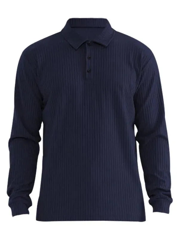 Solid Polyester Polo Shirt for General - All-Season Everyday-Polo Shirt-LeStyleParfait