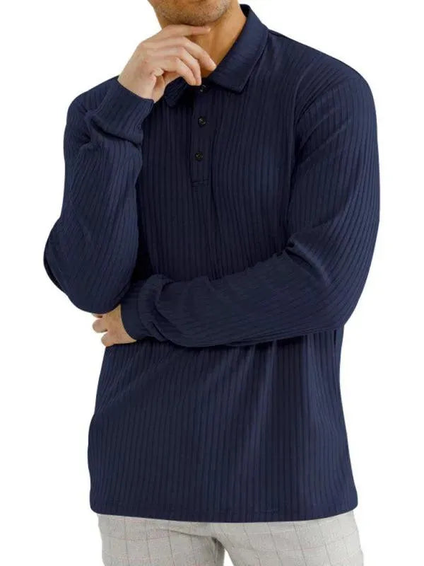 Solid Polyester Polo Shirt for General - All-Season Everyday-Polo Shirt-LeStyleParfait