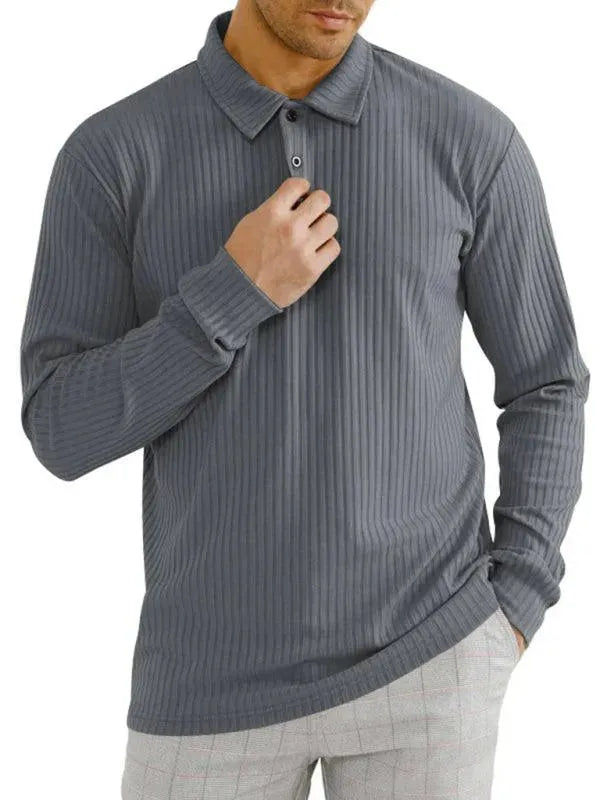 Solid Polyester Polo Shirt for General - All-Season Everyday-Polo Shirt-LeStyleParfait