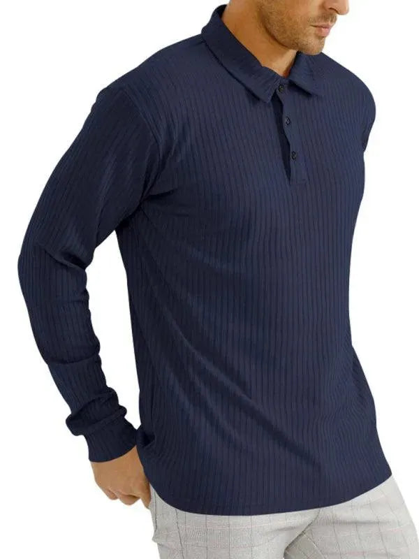 Solid Polyester Polo Shirt for General - All-Season Everyday-Polo Shirt-LeStyleParfait