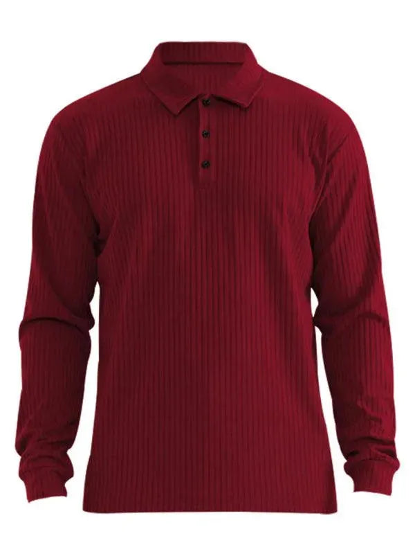 Solid Polyester Polo Shirt for General - All-Season Everyday-Polo Shirt-LeStyleParfait