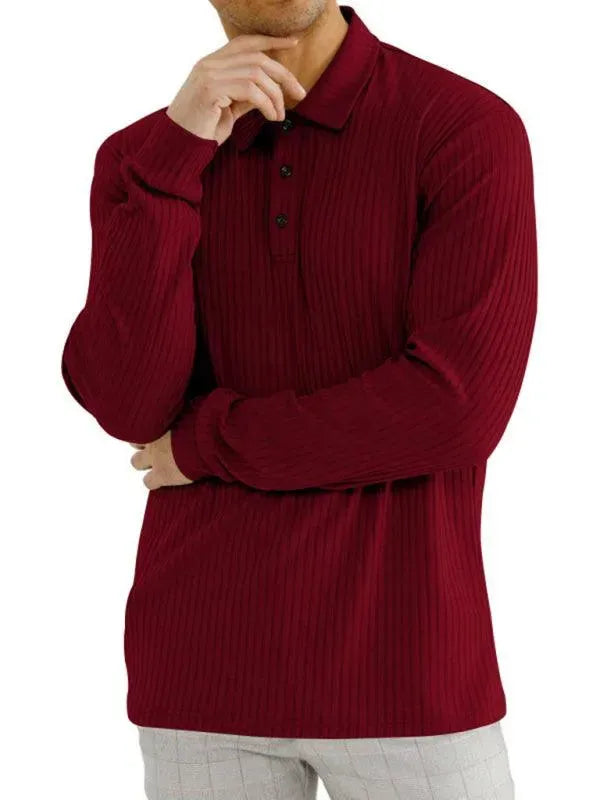 Solid Polyester Polo Shirt for General - All-Season Everyday-Polo Shirt-LeStyleParfait