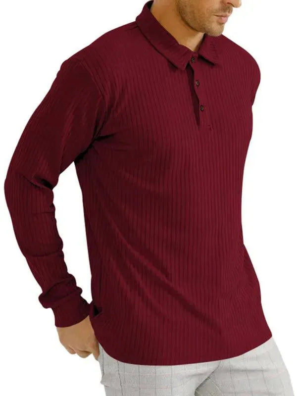 Solid Polyester Polo Shirt for General - All-Season Everyday-Polo Shirt-LeStyleParfait