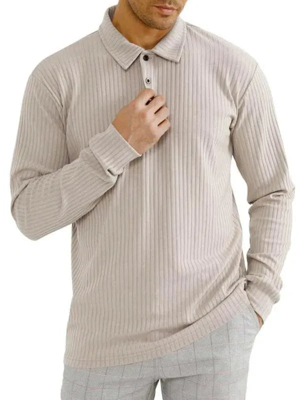 Solid Polyester Polo Shirt for General - All-Season Everyday-Polo Shirt-LeStyleParfait