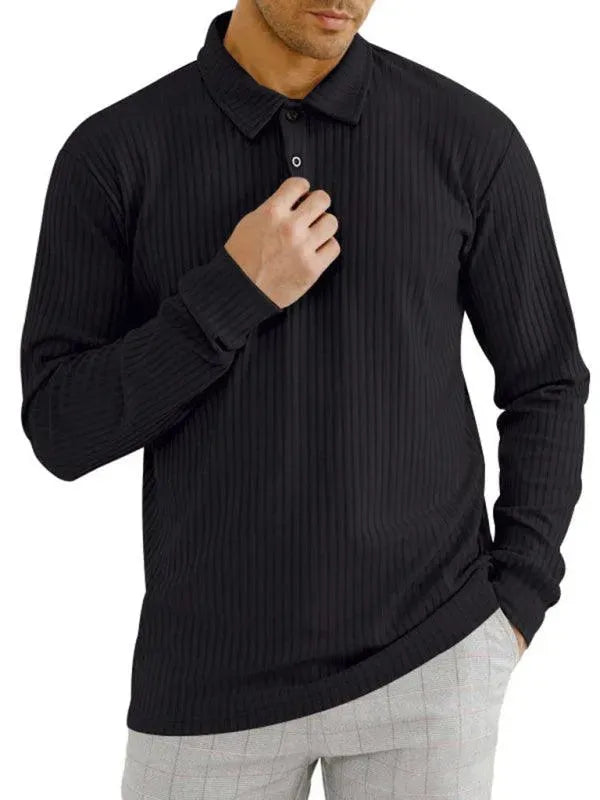 Solid Polyester Polo Shirt for General - All-Season Everyday-Polo Shirt-LeStyleParfait