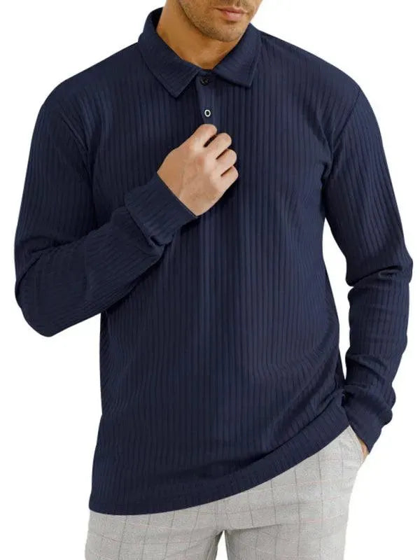 Solid Polyester Polo Shirt for General - All-Season Everyday-Polo Shirt-LeStyleParfait