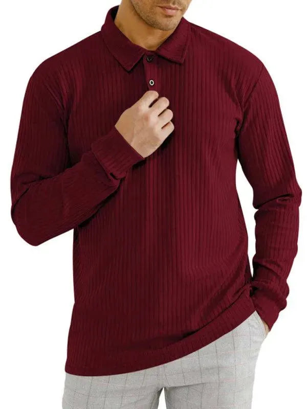 Solid Polyester Polo Shirt for General - All-Season Everyday-Polo Shirt-LeStyleParfait