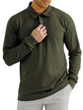 Solid Polyester Polo Shirt for General - All-Season Everyday-Polo Shirt-LeStyleParfait