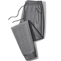 Sporty Men Jogger Pants - Mid Rise Elastic Waist