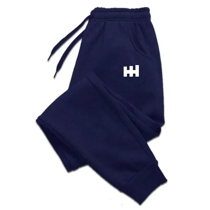 Street Style Men Jogger Pants - Mid Rise Adjustable Waist