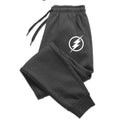 Streetwear Men Jogger Pants - Mid-Rise Drawstring Tapered Fit