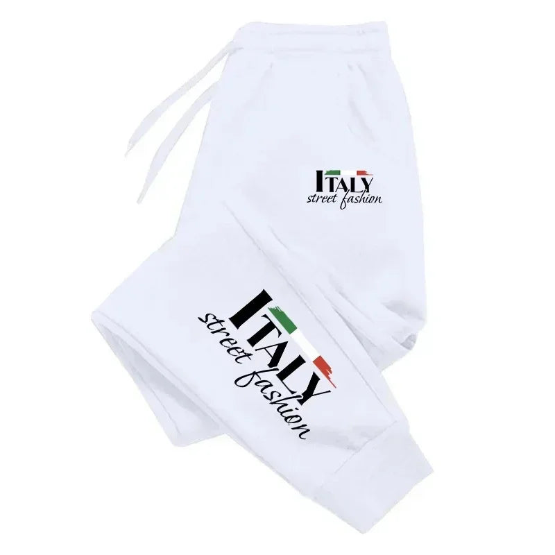 Streetwear Unisex Jogger Sweatpants - Mid-Rise Drawstring Tapered Fit