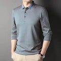 Striped Polo Shirt Long Sleeves-Polo Shirt-LeStyleParfait