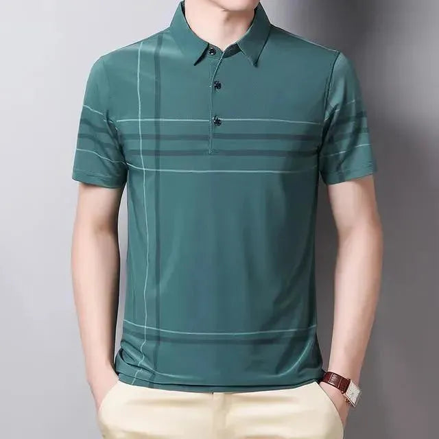 Striped Polo Shirts For Men-Polo Shirt-LeStyleParfait
