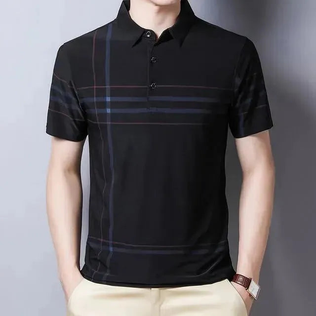 Striped Polo Shirts For Men-Polo Shirt-LeStyleParfait