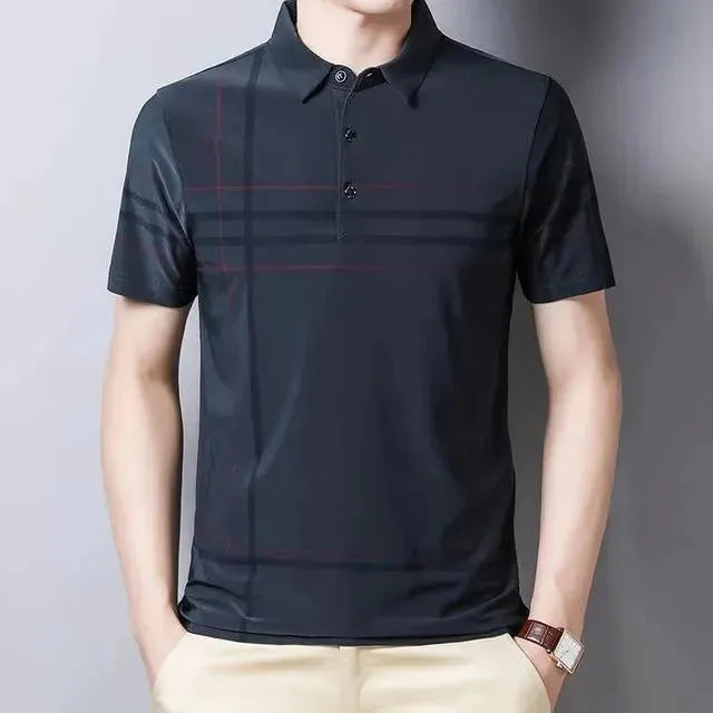 Striped Polo Shirts For Men-Polo Shirt-LeStyleParfait