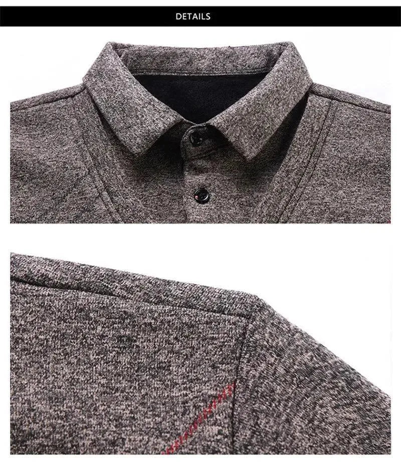 Striped Thick Men Polo Shirt-Polo Shirt-LeStyleParfait