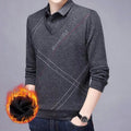 Striped Thick Men Polo Shirt-Polo Shirt-LeStyleParfait