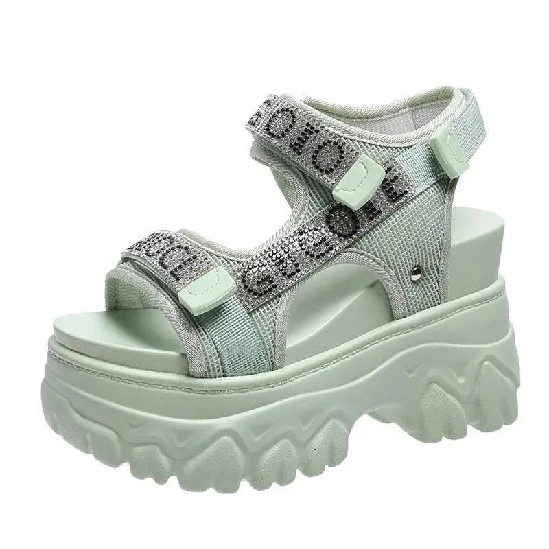 Stylish Open Toe Platform Sandals