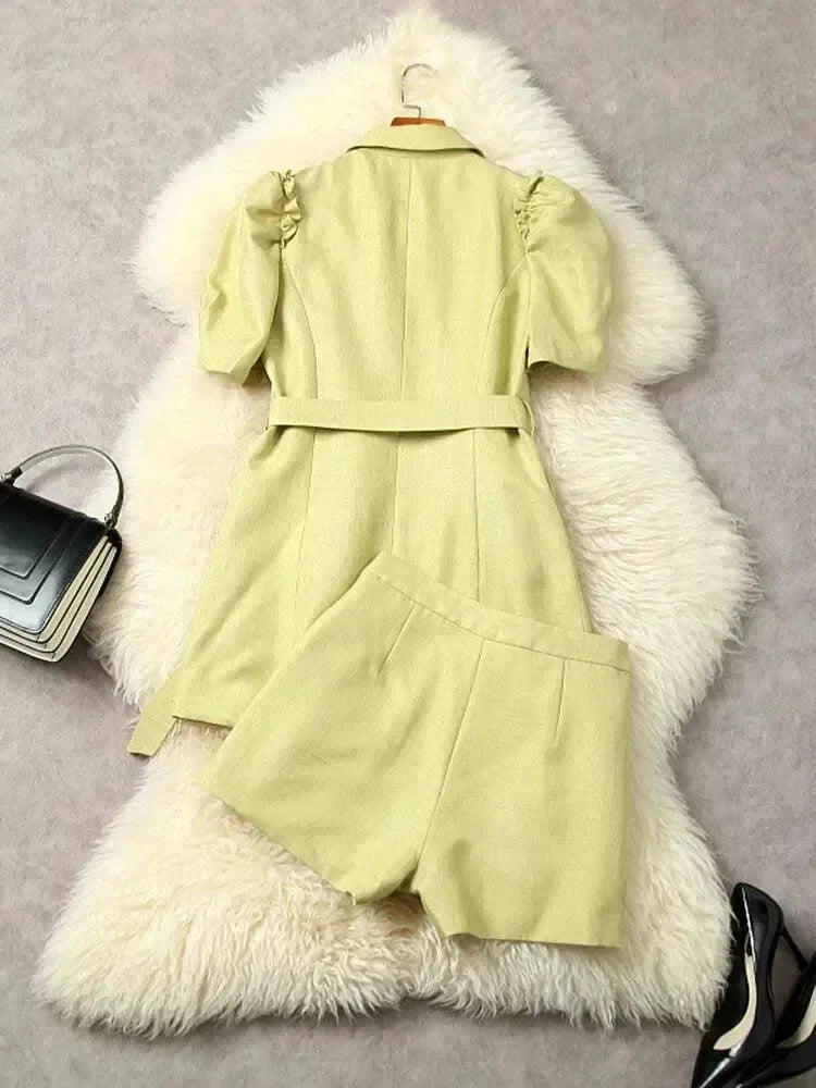 Elegant Chic Short Suit - Shorts Suit - LeStyleParfait