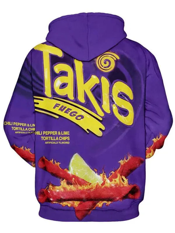 Takis Printed Men Hoodie-Men Hoodie-LeStyleParfait