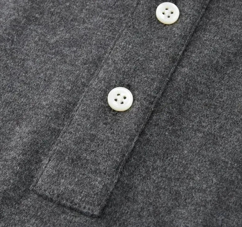 Thick Cotton Men Polo Shirt Long Sleeve-Polo Shirt-LeStyleParfait